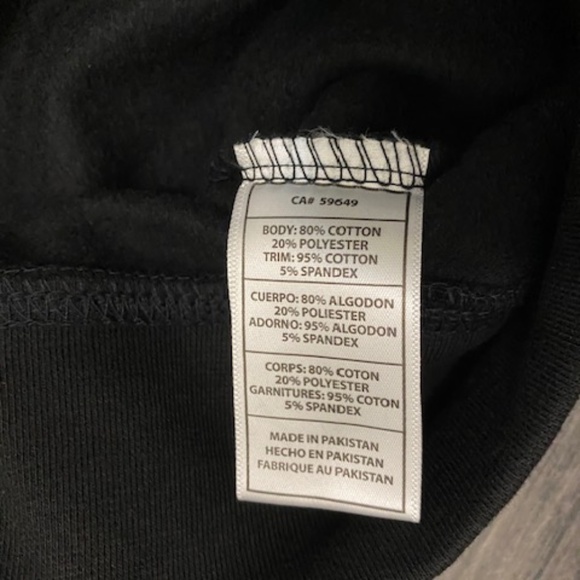 Mitchell & Ness Space Jam Squad Black Crewneck Sweatshirt NWT - Picture 7 of 7